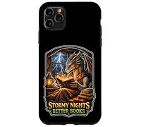 Stormy Night Cozy Dragon lisant Une créature Fantastique Coque pour iPhone 11 Pro Max