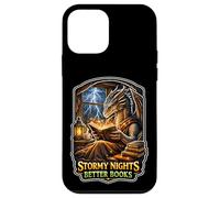 Stormy Night Cozy Dragon lisant Une créature Fantastique Coque pour iPhone 12 Mini