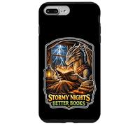 Stormy Night Cozy Dragon lisant Une créature Fantastique Coque pour iPhone 7 Plus/8 Plus
