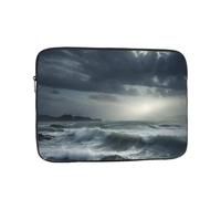 Stormy Sea - Housse pour ordinateur portable de 17", imperméable, résistante aux chocs, légère et légère