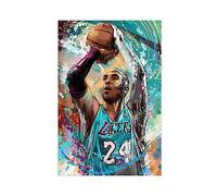 Stortnate Kobe Bryant Poster Impression sur toile 30,5 x 45,7 cm Décoration murale Chambre Sport