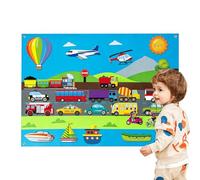 Story Board en Flanelle - Activités de Bricolage sur Mur en Feutre, Ensemble de Contes pour Animaux de Compagnie | Jouet éducatif pour, Outil d'apprentissage pour Filles, kit de Jeu interat