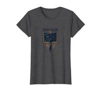 Story Teller Livre Magique Littéraire T-Shirt, Femme, Chiné Foncé, S