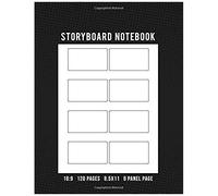 Storyboard Notebook 16:9 120 Pages 8.5x11 8 Panel Page: Storyboard Panel Notebook For Animators, Directors, Filmmakers, Storyboard Artist, Tv Producers, Previs Artist, & Cinematographer