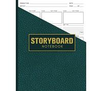 Storyboard Notebook: 8.5 X 11 Size With 200 Pages Film Writing Sheets, 9x9 Story Board Layout Templates, Blank Storytelling Sketchbook, 16:9 Frame Picture Book For Writers, Film Makers
