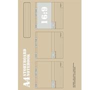 Storyboard Notebook A4 Landscape 16:9 Pro Storyboard Template Book for Directors, Storyboard Artists, Animators and Film Students 200 Pages