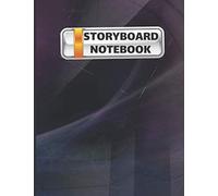 Storyboard Notebook: Blank Professional Cinematography Project Planning Sketchbook Pad With Narration Lines For Filmmakers Board Of Directors Animators Graphic Designers Advertisers Tv Producers Socia