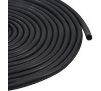 Storystore Barre d'appui pour interstices et joints, 6 mm x 5 m, noir en mousse de caoutchouc pour décapage météo, joint de porte, joint de dilatation en béton