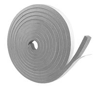 Storystore Joint Isolation pour Porte Fenêtre, Joint Adhésif en Mousse Caoutchouc, 12mm(l) x10mm(H) x5m(L), Résistant aux Intempéries, Anti-Collision, Isolation, Gris