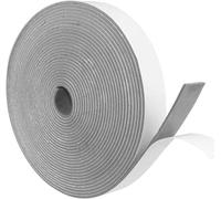 Storystore Joint Isolation pour Porte Fenêtre, Joint Adhésif en Mousse Caoutchouc, 25mm(l) x3mm(H) x10m(L), Résistant aux Intempéries, Anti-Collision, Isolation, Gris