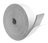 Storystore Joint Isolation pour Porte Fenêtre, Joint Adhésif en Mousse Caoutchouc, 50mm(l) x6mm(H) x4m(L), Résistant aux Intempéries, Anti-Collision, Isolation, Gris