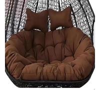 STORYSUNG Coussin Chaise à œUfs Suspendre 2 Personnes, Coussin BalançOire Places L'ExtéRieur, Double Panier Suspendu, Remplacement Hamac(G,130X110CM)