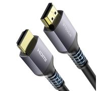 Stouchi 8K Câble 7,5m, CL3 In Wall Plenum High Speed Ultra HD 48 Gbps Prise en charge du cordon 8K60 4K120 eARC RTX 3090 HDR10 4:4:4 HDCP 2.2&2.3 Dolby HDMI 2.1 Compatible avec PS5,Xbox Series X