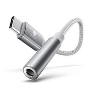 Stouchi Adaptateur USB C Jack de Casque 3,5mm, écouteurs Audio Numérique Type C vers Aux,Clé Audio,Puce DAC Haute Résolution,Compatible avec Samsung Galaxy S23 S22 Ultra,Pixel 7,Pad Mini 6 Argent