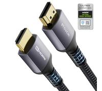 Stouchi Câble 8K HDMI 2.1 3m, 48Gbps Ultra High Speed 8K60 4K120 144Hz RTX 3090 eARC HDR10 HDCP 2.2 & 2.3 Dolby Compatible avec Playstation 5/PS5/Xbox Series X/Samsung/Sony/LG/Roku/TCL TV