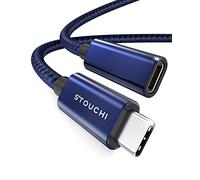 Stouchi Câble d'Extension USB C 1M,Nouvelle Version TypeC 3.2 Mâle vers Femelle Charge Rapide et Transfert de Données Audio pour Galaxy Tab S8,Pad,M1 M2 Mac Mini/Pro,Galaxy S22,Chargeur Mag-Safe