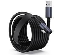 Stouchi Câble Link 5M Compatible avec Meta/Oculus Quest3/2/Pro,PICO 4 Accessoires PC/Steam VR, VR Câble de Casque Long de Données PC Haute Vitesse Câble Charge Rapide USB 3.0 vers USB C pour Les Jeux