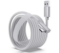 Stouchi Câble Link 6M Compatible avec Meta/Oculus Quest2/3/Pro,PICO 4 Accessoires PC/Steam VR, VR Câble de Casque Long de Données PC Haute Vitesse Câble Charge Rapide USB 3.0 vers USB C pour Les Jeux