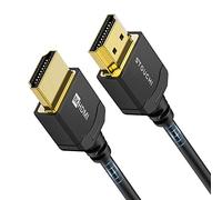 Stouchi Câble Ultra Fin 8K 0,5m, CâbleHyper Fin,Câble HDMI 8K Extrêmement Flexible,Prend en Charge 10K 8K120 4K120 144Hz,eARC HDR10 4:4:4 HDCP 2.2&2.3 Dolby HDMI 2.1 Compatible avec PS5/Xbox