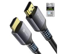 Stouchi Certifié Câble HDMI® ultra haute vitesse 2m HD 48 Gbps haute vitesse 8K60 4K120 144 Hz RTX 3080 eARC HDR10 4:4 HDCP 2.2 & 2.3 Dolby Compatible avec Fire TV/Roku TV/PS5/Xbox Series X/Samsung
