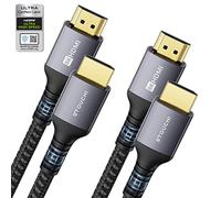 Stouchi Certifié câble HDMI® ultra haute vitesse 2m(lot de 2), 8KHD 48 Gbit/s haute vitesse 8K60 4K120 144 Hz RTX 3080 eARC HDR10 4:4:4 HDCP 2.2&2.3 Dolby compatible avec FireTV/PS5/Xbox Series X