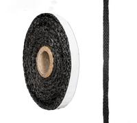 Stove Gasket Gasket,Self Adhesive Black Flat Rope Self Adhesive Heat Resistant For Window,Fireplace And Stove Pipe,10/15mm Wide X 2m Long