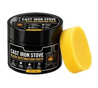 Stove Restorer 50g High Heat Black Paint Cast Iron Stove Cleaning Paste | Black Polishing Paste