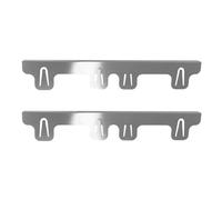 Stove Seam Filler - 2X Stainless Steel Heat-Resistant Covers for Oven & Counter Gaps, Kitchen Stove Crack Guard