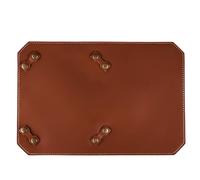 Stove Top Mat, Induction Hub Protector, Non-Slip Camping Pad Ideal for BBQs, Picnics, Hiking, or Any Outdoor Cooking Activities, 11.81x7.87 Inches, PU Leather, Brown