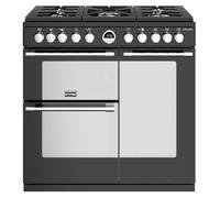 Stoves Piano de cuisson gaz 175l 5 feux noir - STERS90DFBL