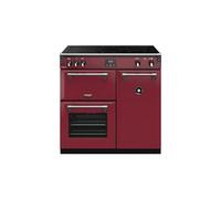 Stoves RICHMOND DELUXE INDUCTION 90CM CHILI RED PRICHDX90EICRE