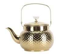 Stovetop Tea Kettle with Infuser, Stainless Steel Stove Teapot, Golden Whistling Kettle for Fast Boiling Water, Includes Removable Infuser and Lid for Home Restaurant Hotel Use (Modèle de diamant 2L)