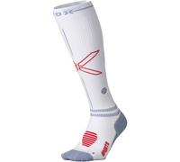 STOX Chaussettes de compression Sports Femme Blanc/Bleu/Rouge W3