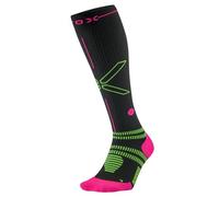 STOX Energy Socks, Chaussettes de course pour femme e compression 23-32 mmHg, semelle fine, bas de compression, gris, taille M