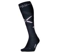 STOX Energy Socks Chaussettes de Ski pour Femme, Bas de Contention en Laine Mérinos, Chaussettes de Compression Chauffantes Femmes, Compression Socks Thermiques de Ski et Snowboard