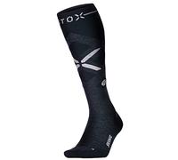 STOX Energy Socks Chaussettes de Ski pour Homme, Bas de Contention en Laine Mérinos, Chaussettes de Compression Chauffantes Hommes, Compression Socks Thermiques de Ski et Snowboard
