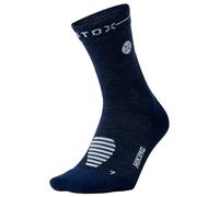 STOX Energy Socks - Hiking Merino Ankle Socks - Chaussettes en laine mérinos - EU 46-49 - blue / light grey