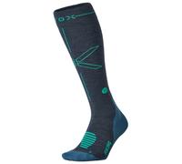STOX Energy Socks - Hiking Merino Socks - Chaussettes de randonnée - EU 46-49 - teal / light green