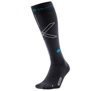 STOX Energy Socks - Recovery Socks - Chaussettes multifonctions - EU 46-49 - Calf: 45-50 cm - charcoal / bright blue