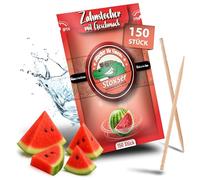 Stoxser Lot de 150 cure-dents aromatisés pastèque - Pour la révolution du goût - Goût cure-dents - Sans chewing-gum - Convient pour le dentifrice - Sans sucre