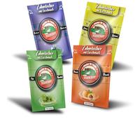 Stoxser Lot de 600 cure-dents avec goût pêche et myrtille et citron/citron et menthe/menthol - Cure-dents - Goût sans sucre