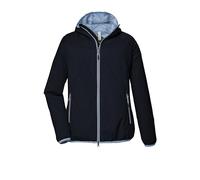 STOY Veste fonctionnelle pliable pour femme - Imperméable - Avec capuche - Grandes tailles - STS 18 WMN JCKT - Bleu marine foncé - 48-43139-000
