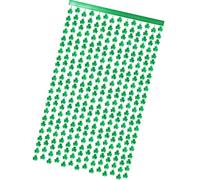 StPatricks Day Bannières en PET Trèfles Shinys Rideau en PET à suspendre Guirlandes Trèfle Vert