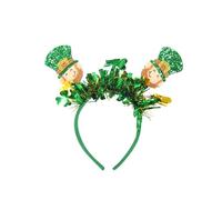 StPatricks Serre-tête pour fête nationale irlandaise Poudre scintillante pour fête à thème, festival