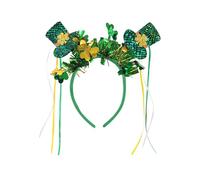 StPatricks Serre-tête pour fête nationale irlandaise Poudre scintillante pour fête à thème, festival