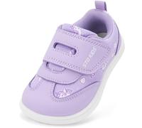 STQ KIDS Chaussures pour enfants, pieds nus, Zero Drop, pointe large, semelle antidérapante, pour premiers pas, 21-29 EU, aubergine, 23 EU Larga