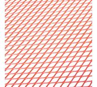 Str8 Racing Grille à mailles fines orange fluo 30x30cm