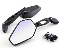 STR8 STREET 2 Paire de rétroviseurs noirs approuvés avec adaptateur M8 et homologation M10