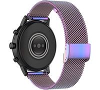 STRACHES DE MONTRES 18 mm 20 mm 22 mm Milanese Watchband ajustement pour compatible avec Samsung Galaxy 42mm 46mm Band Watch 3 41mm / 45mm Active2 Strap Metal Ajustement pour Garmin Huawei GT 2