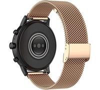 STRACHES DE MONTRES 18 mm 20 mm 22 mm Milanese Watchband ajustement pour compatible avec Samsung Galaxy 42mm 46mm Band Watch 3 41mm / 45mm Active2 Strap Metal Ajustement pour Garmin Huawei GT 2